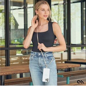 NWT Case-Mate Crossbody Phone Lanyard/Chain [Works with All Phones]